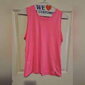 Champion Women's Pink Athletic Tank Top Sz L